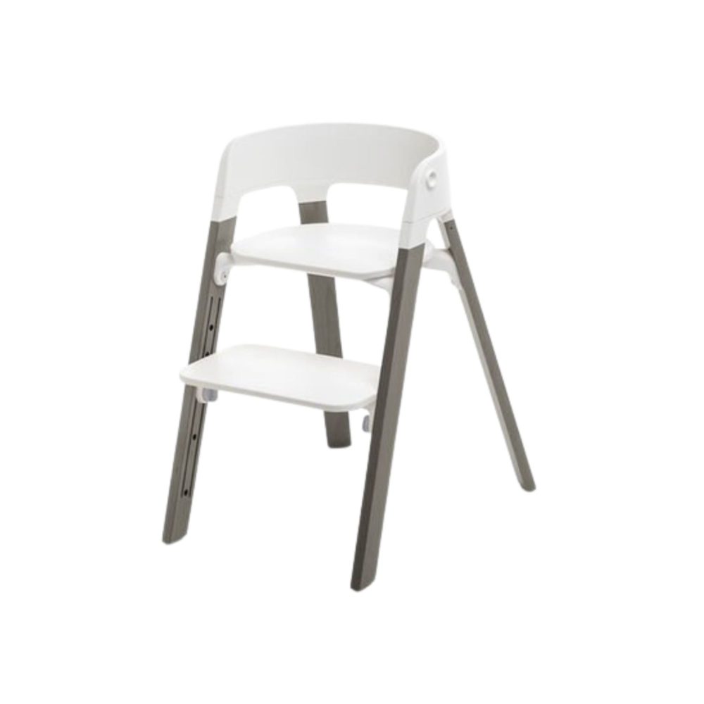 Krzesło Stokke Steps White Hazy Grey