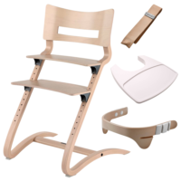 LEANDER 3w1 - krzesełko do karmienia CLASSIC™ Bielone
