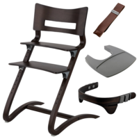 LEANDER 3w1 - krzesełko do karmienia CLASSIC™ Brązowe