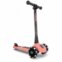 Scoot and Ride Highwaykick 3 LED Peach